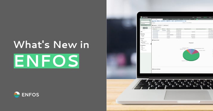 ENFOS new features 2020 summer