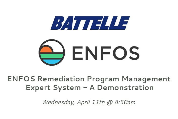 ENFOS Presents the Remediation Program Management Expert System at Battelle